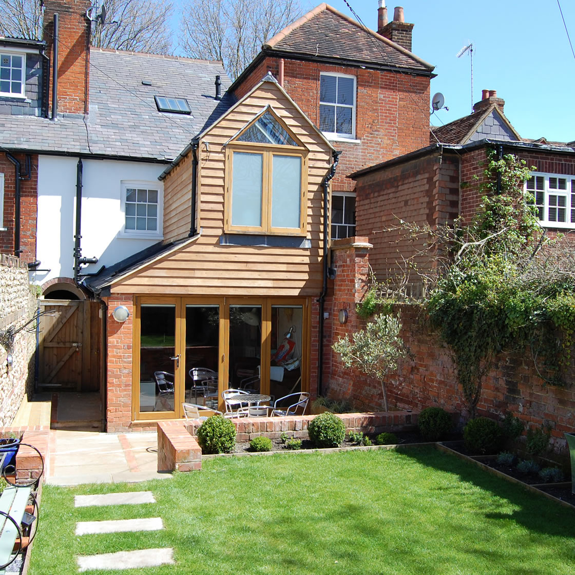 Modern Extension in a Historic Street